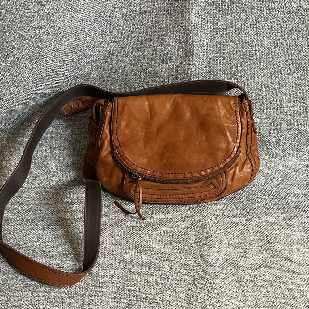 Fun fabulous and free camel leather Lucky bag!